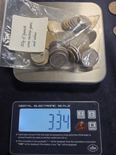 325g spanish coins - 325g,