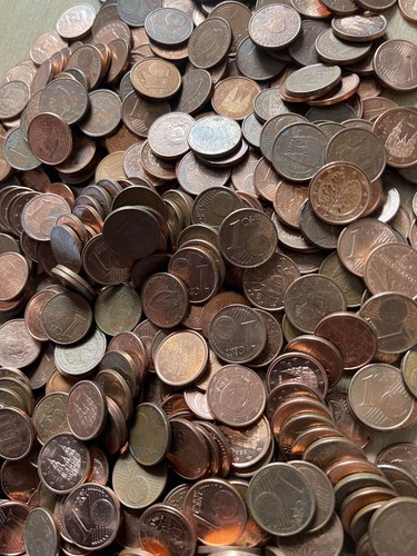 800 euro cent coin - coin, in