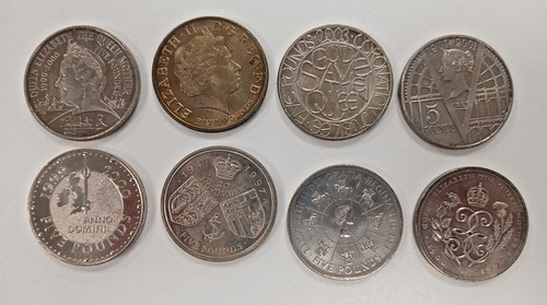 Collection 5 coins - 8,