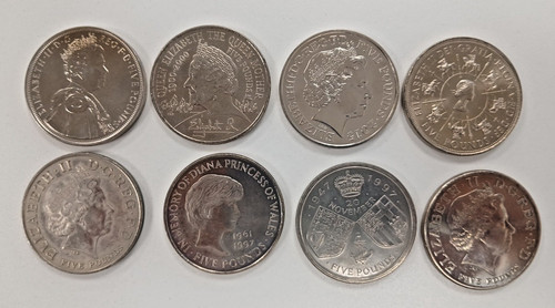 Collection 5 coins - 8,