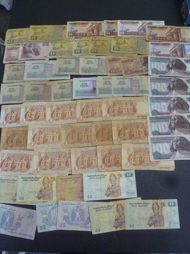 Egypt pounds piastres - 55,