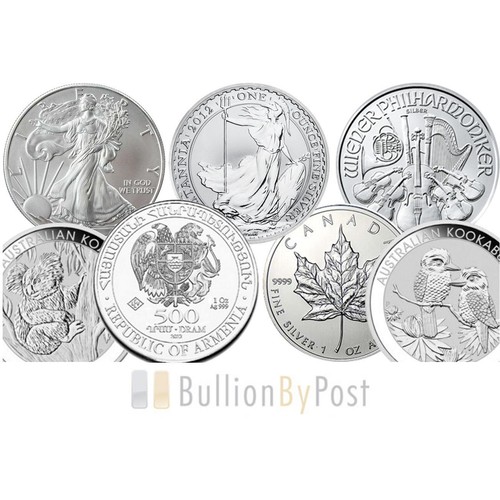 Grade 1oz silver coins - -,