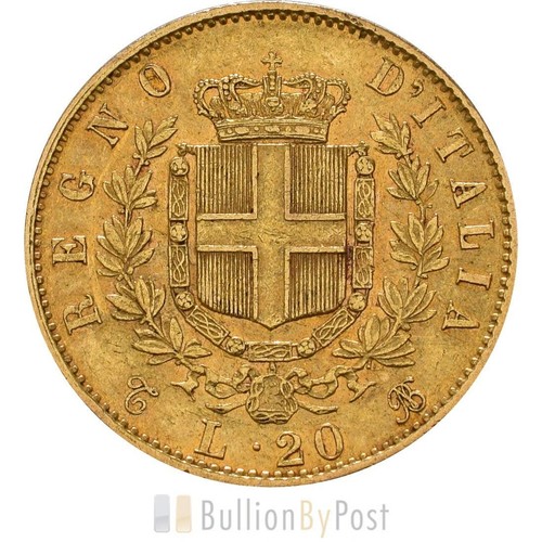 Italian lire gold coin best - 20,
