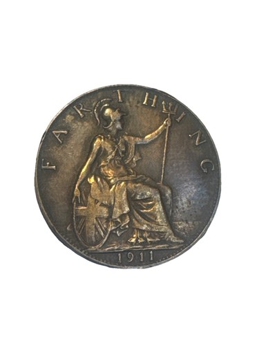 Farthing 1911 king - 1911, george