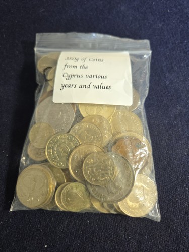 350g coins from - coins, cyprus