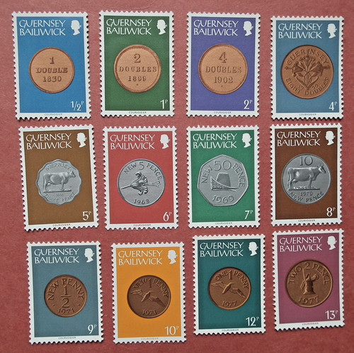 Guernsey coins money - (1979), money/