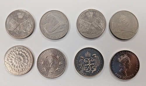 Collection 5 coins - of,